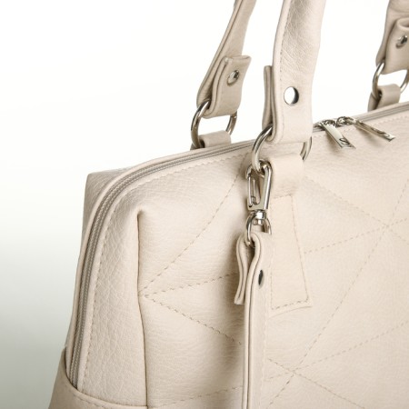 Women's bag with lightning, white color-4