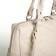 Women's bag with lightning, white color
