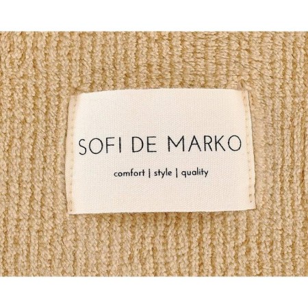 Stella bedspread, size 160x220 cm, beige color-6