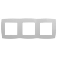 The frame for the switch for 3 posts, era12, white