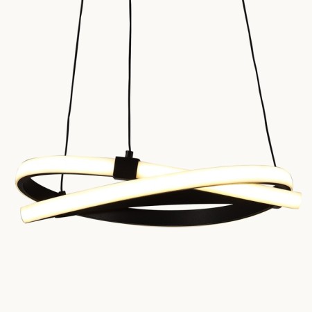 Suspended chandelier Mantra Infinity, LED, 2500LM, 2800K, 300 mm, brown color-1