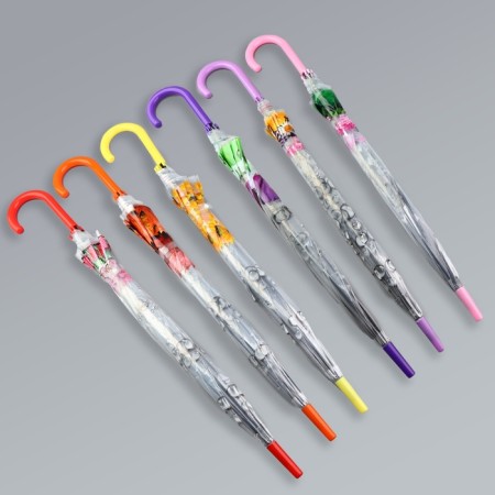 Umbrella - a semi -automatic cane "Seasons", 8 spokes, r = 40 cm, color mix-3