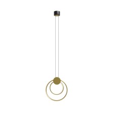Suspension lamp Maytoni Mod357PL-L14BS3K, LED, 20 W, 300x80x3380 mm, 850 lm, 3000k, brass