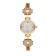 Women's gift set "NAN" 2 in 1: wristwing, bracelet, d-2.5 cm