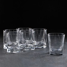 Set of glass glasses Baltic, 205 ml, 6 pcs
