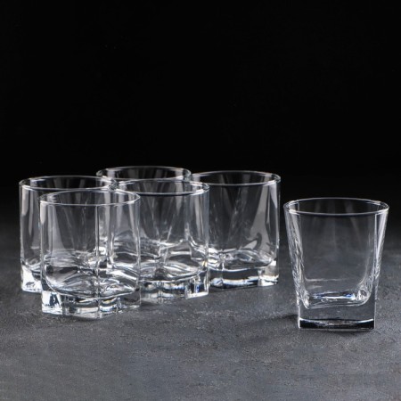 Set of glass glasses Baltic, 205 ml, 6 pcs