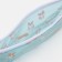 Cosmetic bag-penete on zipper, PVC, mint color