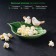 Ceramic dish "Birds on a leaf", 19 × 13 × 4 cm, green color