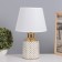 Table lamp "Marta" 1x40W E14 white/gold 22.5x22.5x36cm