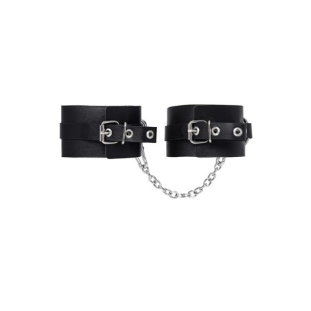 OCHES Pecado BDSM, from thick leather with eyelets, genuine leather, black-2