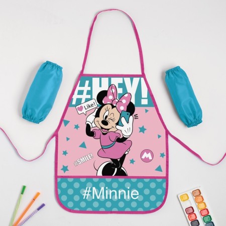 Apron with children "Smile", Minnie Mouse, 49x39 cm-6