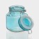 Glass jar for spices with a crooked castle "Square", 100 ml, 5.5 × 8 cm, color mix