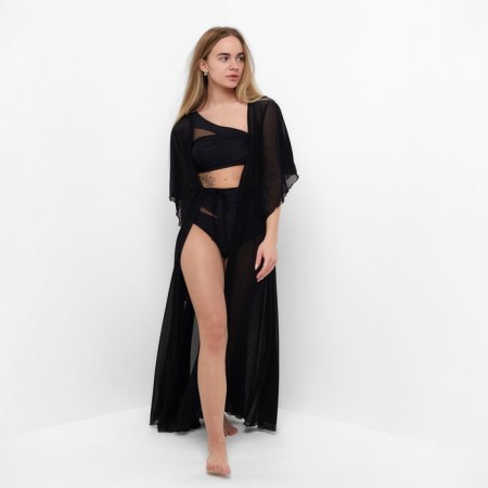 Tunic beach female, black color, size 50-2