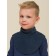 Children's scarf, one size size, dark blue color