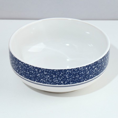 Deep plate ceramic Royal Garden, 14.5 cm, 550 ml, white color-2