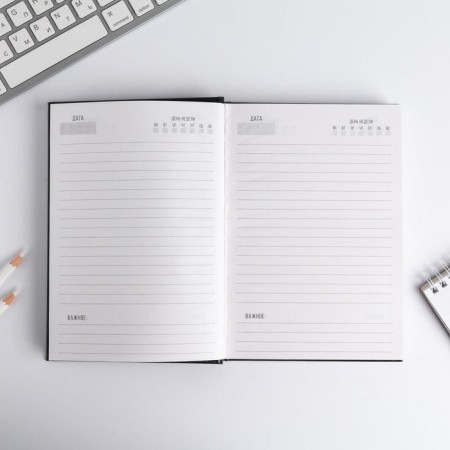 Diary in a solid cover A5, 160 L "Real man, bold, strong"-2
