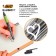 Gel handle washed by BIC Gelocity Illusion, node 0.7 mm, black ink, price for 1 pcs