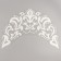 Thermalroters "frosty pattern", set of 10 pcs., White color with silver