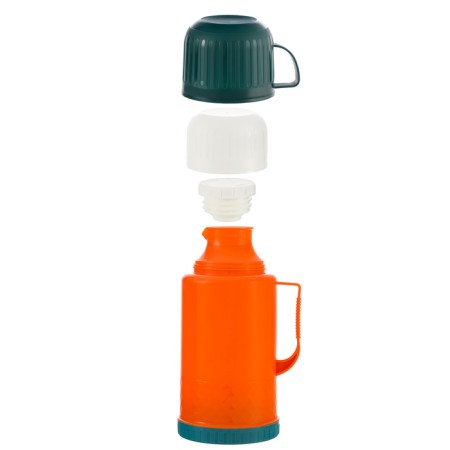 Thermos 1.2 l, with a glass flask, retains heat 18 hours, 15 x 28 cm, orange