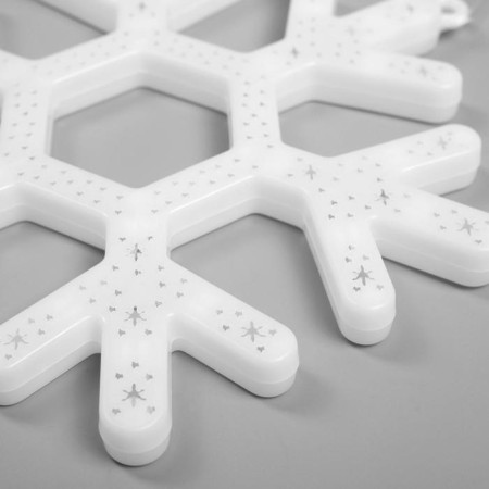 LED figure "Snowflake" 30 cm, plastic, 220 V, glow of multi (rg/rb)-2