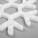 LED figure "Snowflake" 30 cm, plastic, 220 V, glow of multi (rg/rb)