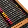 Drawing for drawing in a wooden pencil case
