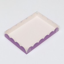 Box for cookies, lilac, 22 x 15 x 3 cm