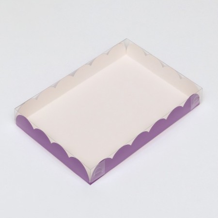 Box for cookies, lilac, 22 x 15 x 3 cm