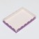 Box for cookies, lilac, 22 x 15 x 3 cm