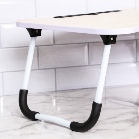 Table - breakfast tray, for a laptop, folding, white, 60x40 cm-8