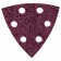 The triangle grinding bison 35583-100, perforated, P100, 93 x 93 x 93 mm, 5 pcs.