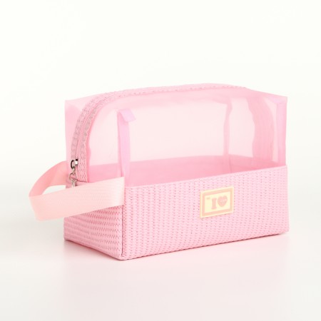 Lightning cosmetic bag, pink color