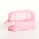 Lightning cosmetic bag, pink color