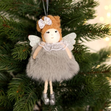 Doll "Angelina", on a suspension, color mix