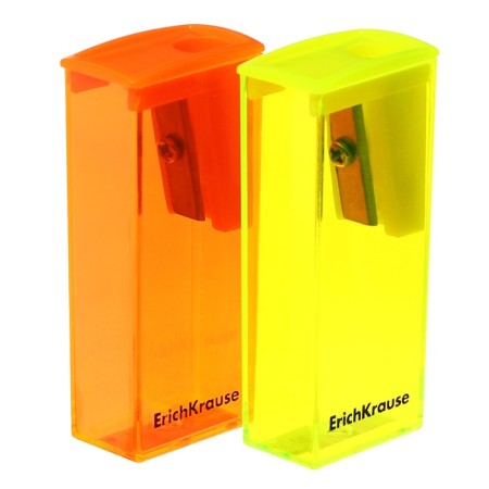 Zapochilka 1 hole Erichkrause "City" Neon, with a container, plastic, mix-1