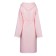 Waffle robe with a hood "Naomi", size l, color powder