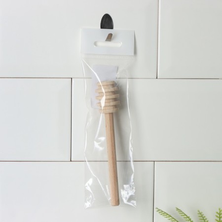 Spoon for honey, 14 cm, beech, in packaging with a suspension-4
