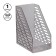 Paper tray Vertical Istanm XXL, width 16 cm, durable, tinted gray