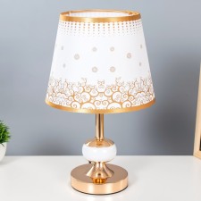Aryel light lamp E27 40W white-gold 21x21x34 cm Risalux