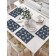 A set of napkins for setting the table "Moths in the night", rectangular, size 32x46 cm, 4 pcs