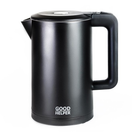Electric kettle Goodhelper KPS-189C, plastic, Metal flask, 1.7 l, 1800 watts, black-1