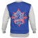 Bomber, sweatshirt without a hood, buttons, size l