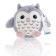 Soft gulliver toy "owl", gray color, 23 cm