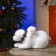 LED Figure "Bear" 26 × 16 × 16 cm, phlock, AAX2 batteries (not in the kit), glow warm white