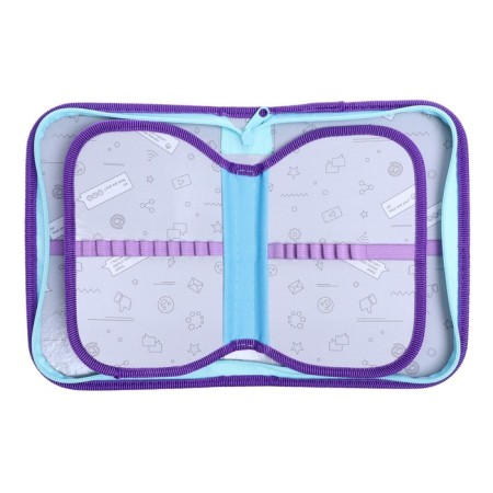 Penal 3 sections, tab inside, 140 x 210 x 40 mm, fabric, calligrata top block "Fox"-3