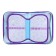 Penal 3 sections, tab inside, 140 x 210 x 40 mm, fabric, calligrata top block "Fox"
