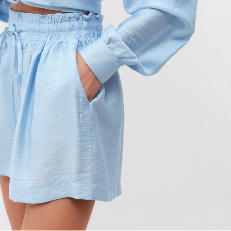 Women's costume (blouse, shorts) minku: casual collection Blue color, rr 48-6