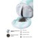 Orthopedic pillow "Zigzag turquoise"