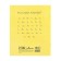 Notebook 18l yellow, layer of the region, with alphabet, block offset
