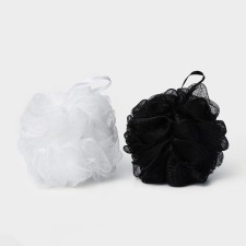 Cupellia spa body mochecks: 2 balls of 50 grams, black and white color